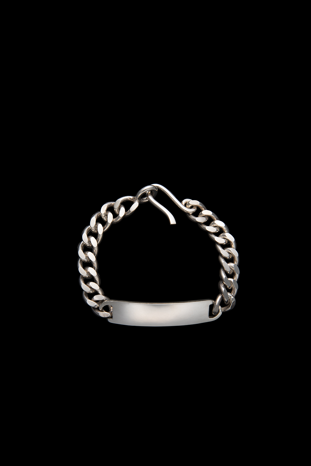 Lot.691 Plate Bracelet -Sterling Silver-