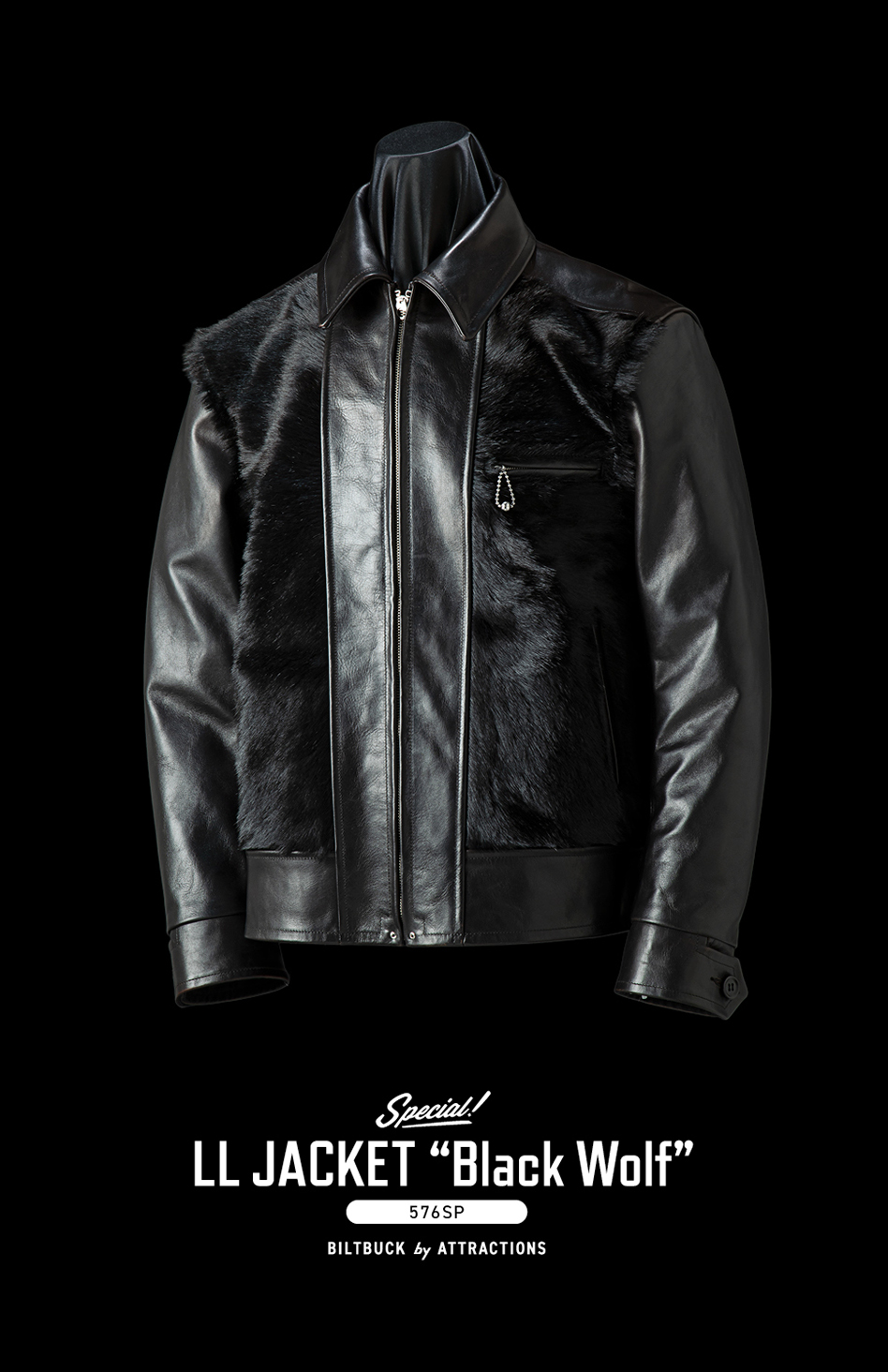 Lot.576SP LL Jacket ”Black Wolf”